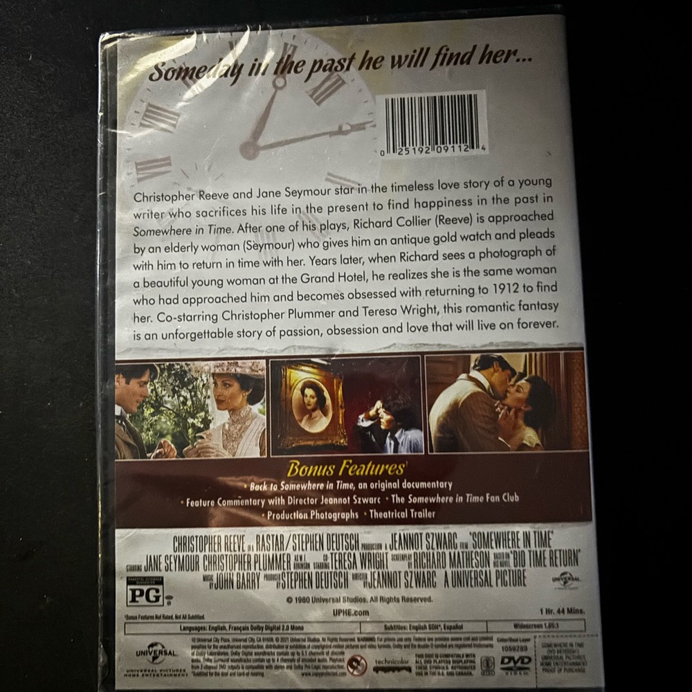 Somewhere in Time DVD - Picture 2 of 3